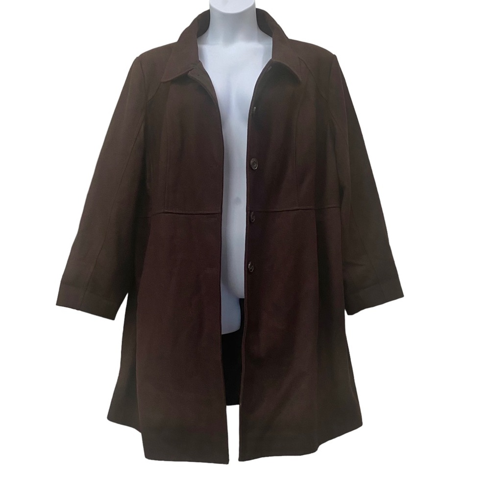 Elegant Brown Women's Coat